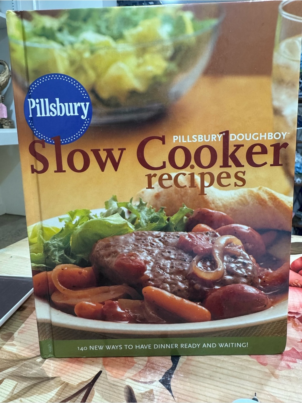 Pillsbury Slow Cooker Recipes Cookbook - Yellow Cover